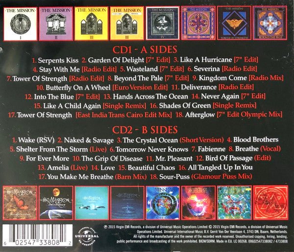 CD The Mission – Singles A's & B's Nuevo precintado - Image 2