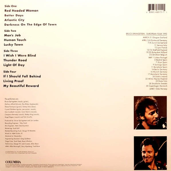 LP Bruce Springsteen – In Concert / MTV Plugged Nuevo precintado - Image 2