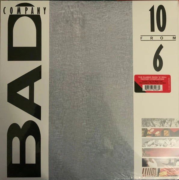 LP Bad Company ‎– 10 From 6  Nuevo precintado